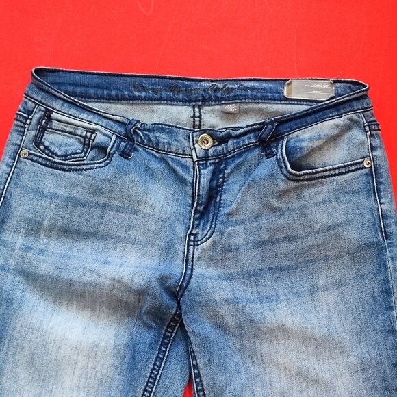 Buffalo David Bitton Candice jeans factory distressed blue women's size 29 (8) - Picture 2 of 11